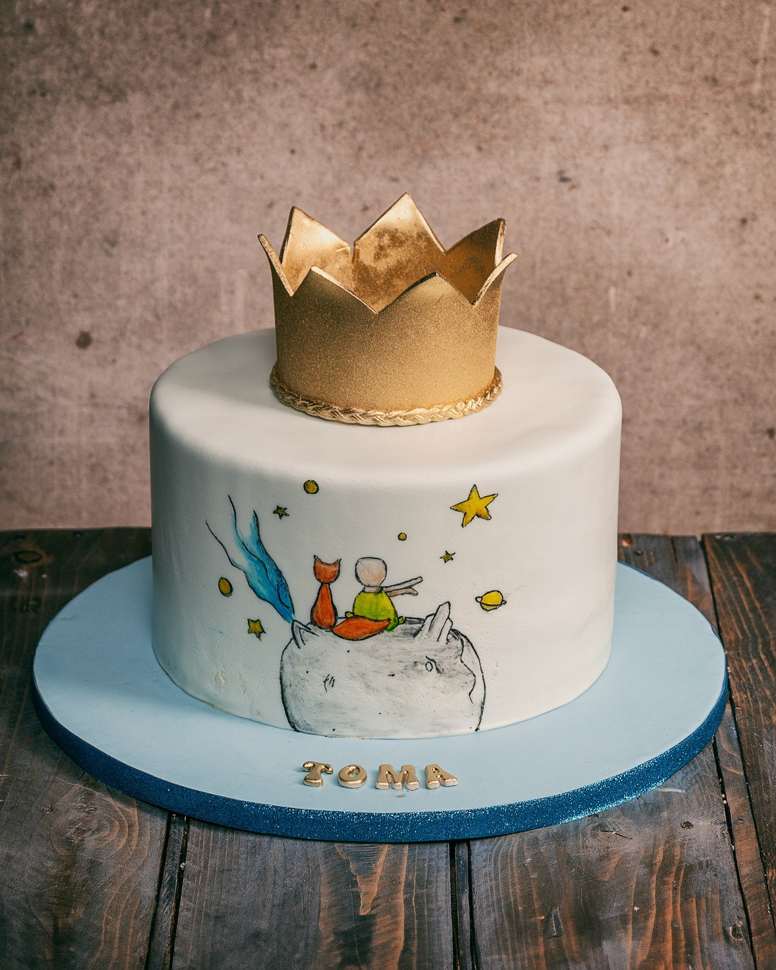 Toturi pentru copii — decor aniversar, personalizat, rotund — Miss Baker Constanța
