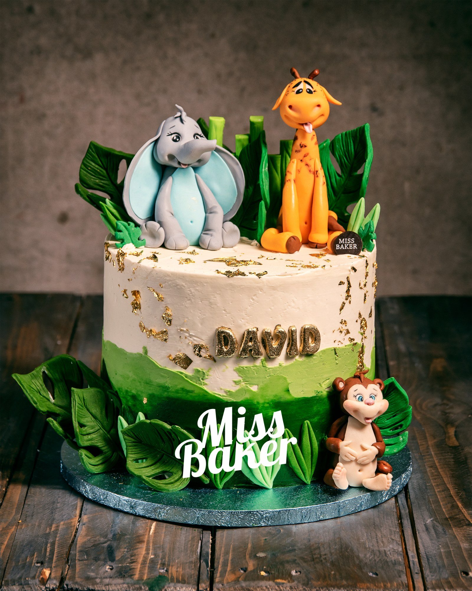 Toturi pentru copii — figurina elefant, figurina girafa, figurina maimuta — Miss Baker Constanța