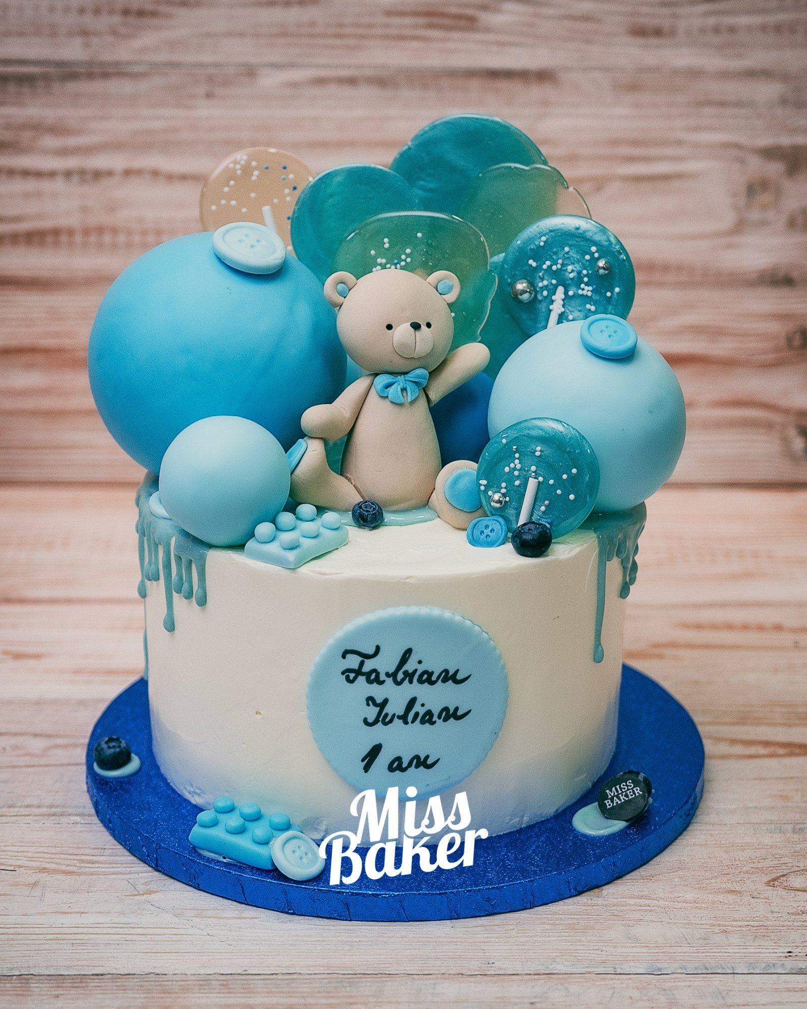 Toturi pentru copii — rotund, personalizat, decor aniversar — Miss Baker Constanța