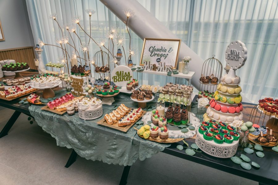 candy bar, masă de dulciuri, decor nuntă — Miss Baker Constanța