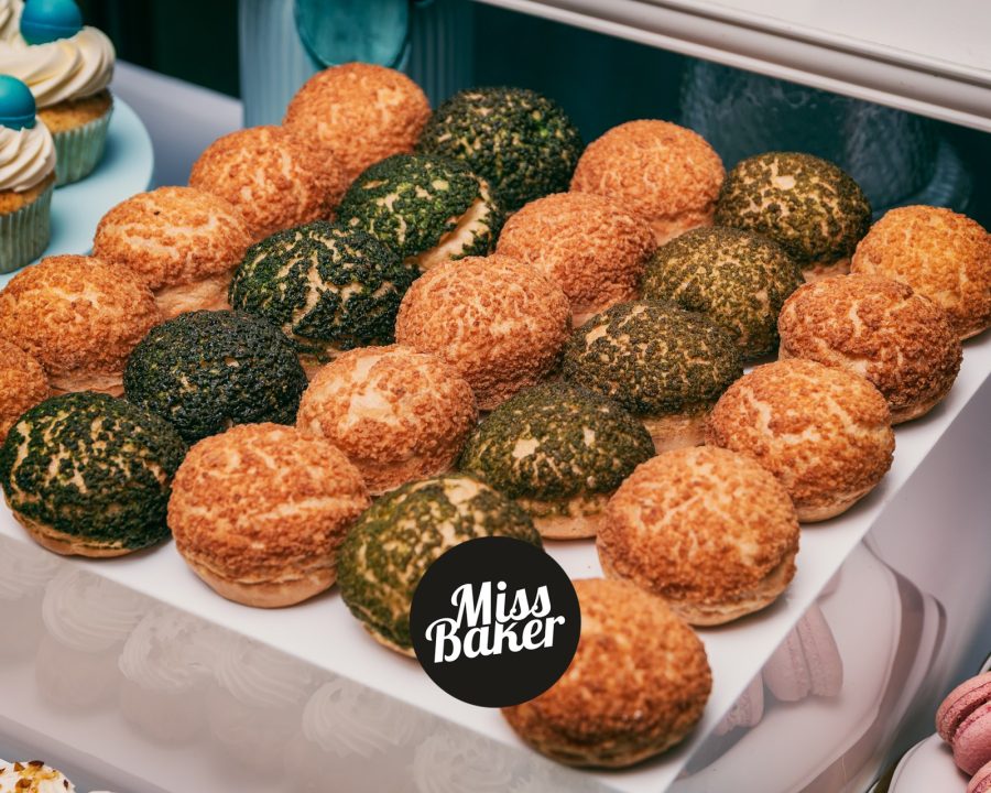 candy bar, aranjament simetric, detaliu texturat — Miss Baker Constanța