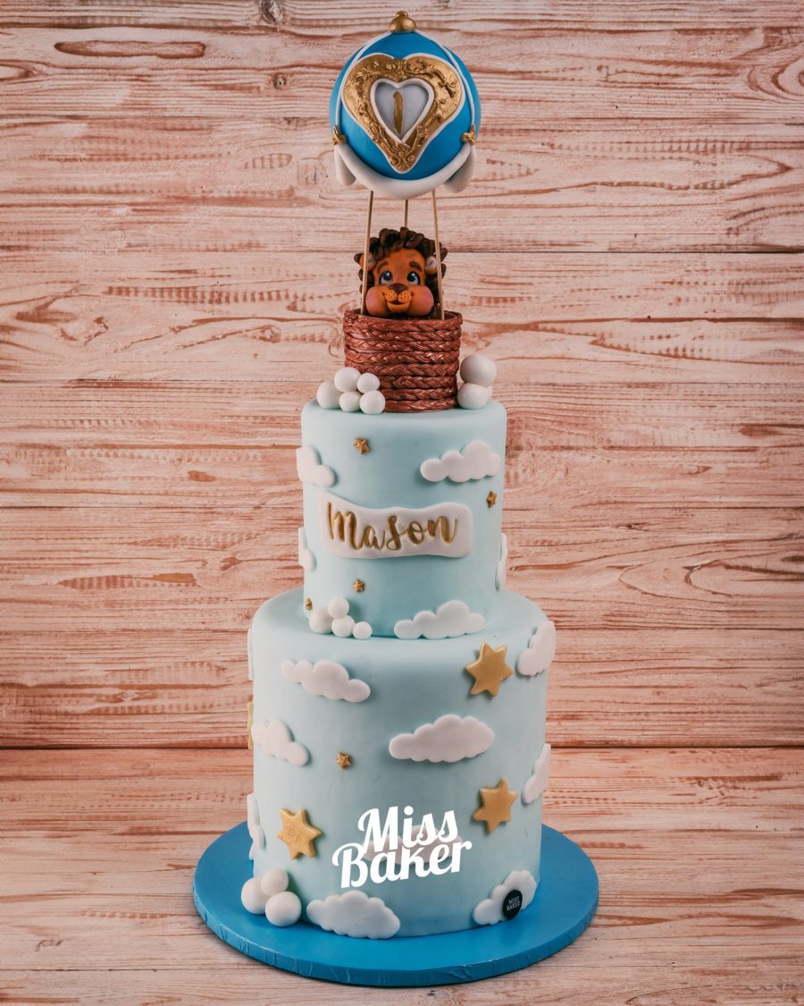 tort etajat, trei niveluri, personalizat — Miss Baker Constanța