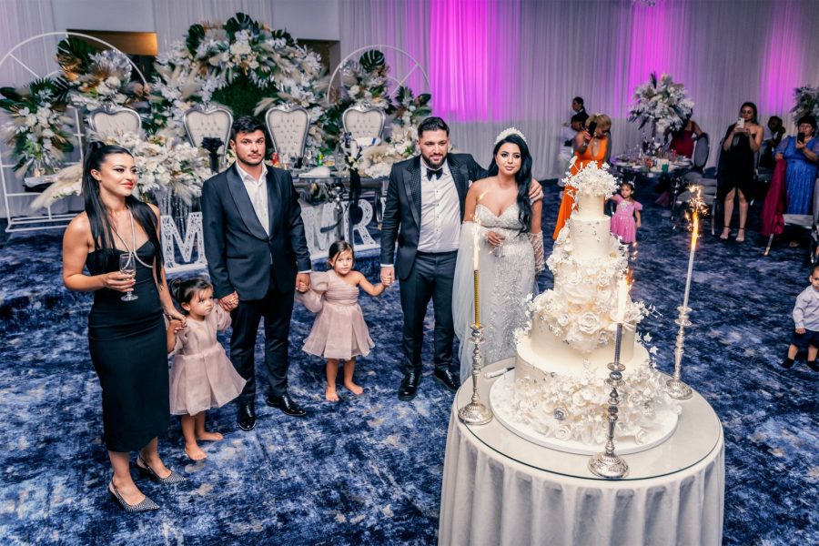 tort etajat, patru niveluri, decor nuntă — Miss Baker Constanța