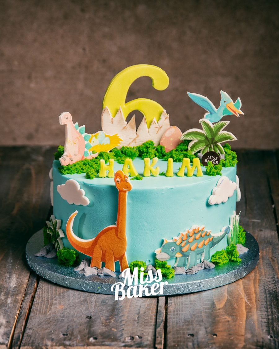 figurina dinozaur portocaliu, figurina dinozaur verde, figurina dinozaur roz — Miss Baker Constanța