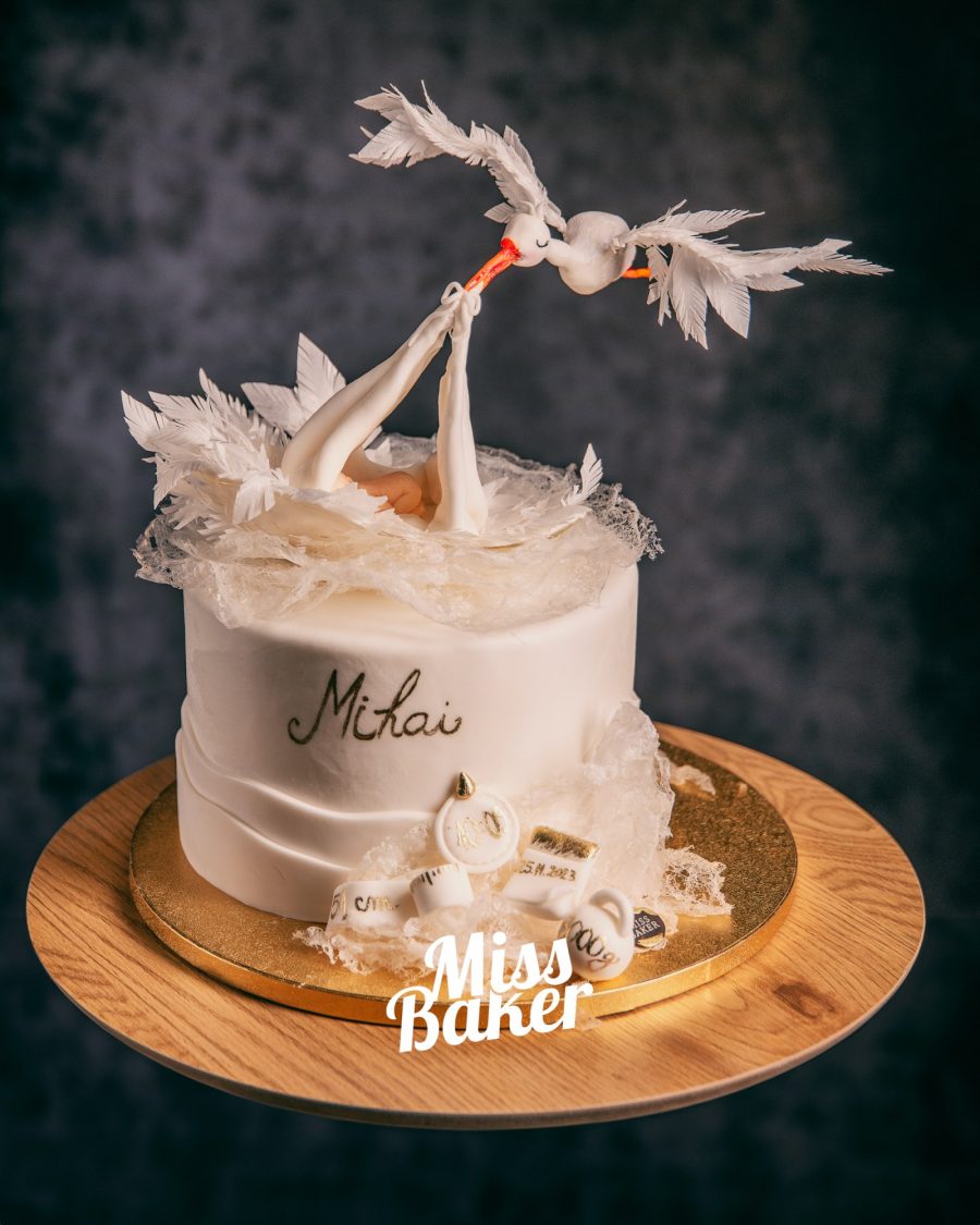 berze modelate, aripi sculptate, decor translucid — Miss Baker Constanța